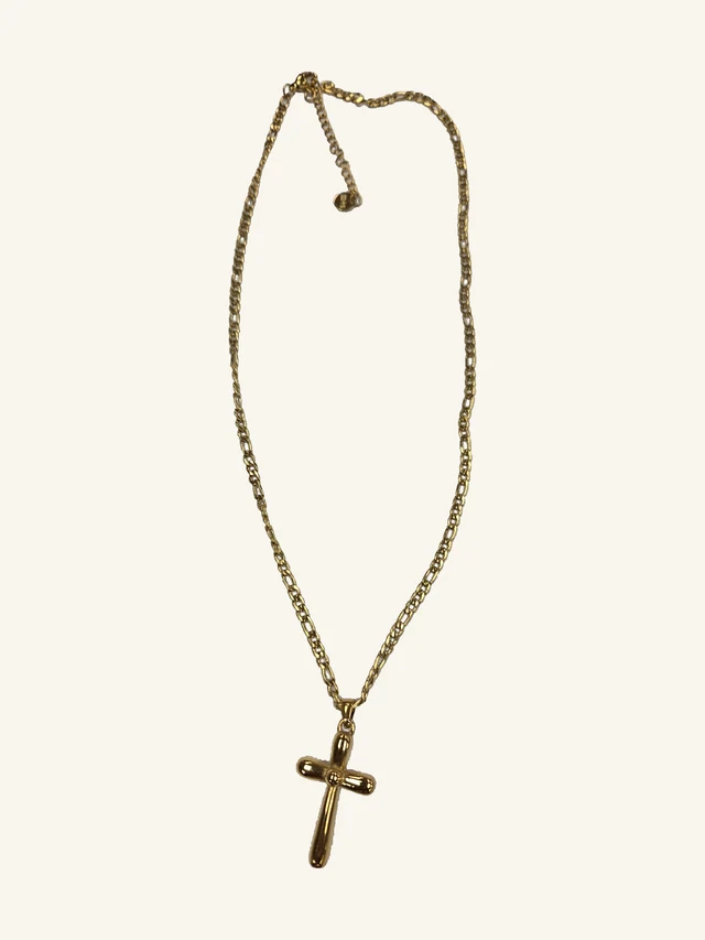Avery Bubble Cross Necklace