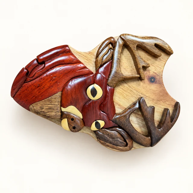 Buck Head Wooden Puzzle Box