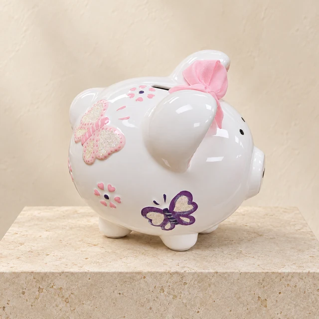 Butterfly Large Piggy Bank