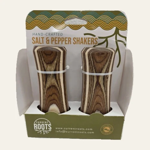 Drift Salt & Pepper Shaker Set in the original retail carton