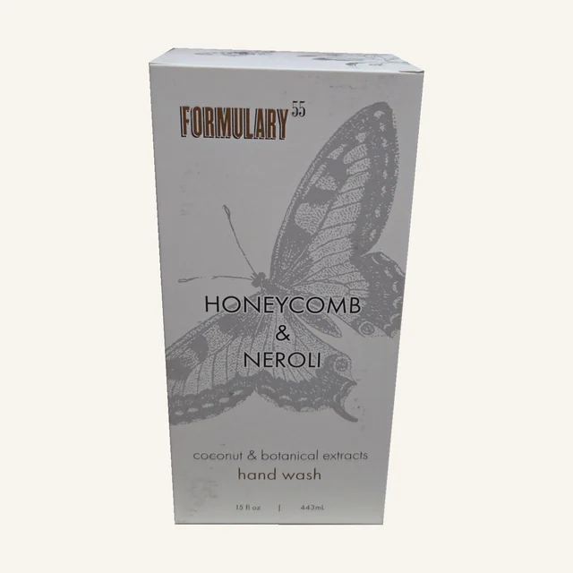 Honeycomb & Neroli Hand Wash — Formulary 55 in its original retail packaging