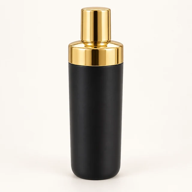 Monte Oro Black and Gold Cocktail Shaker