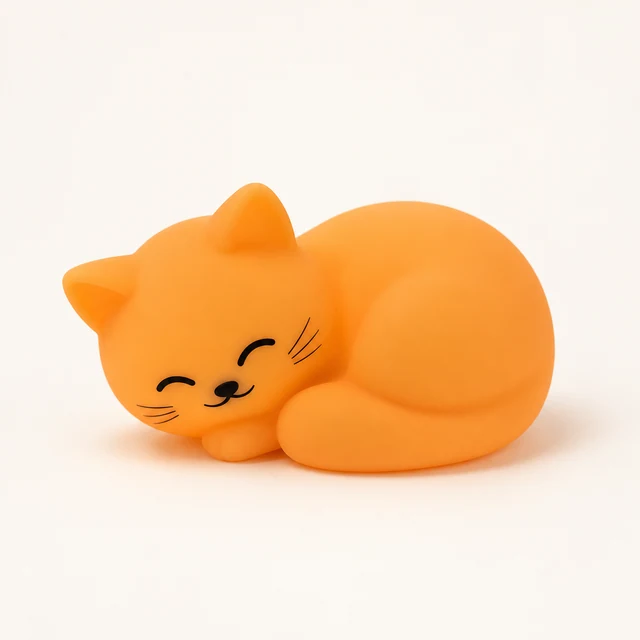Mushi Sleeping Cat Light — Orange
