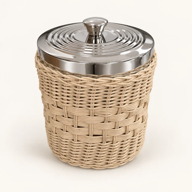 Palmier Woven Ice Bucket