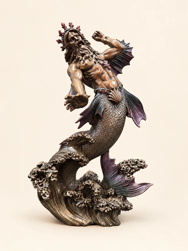 Poseidon Sea God Sculpture