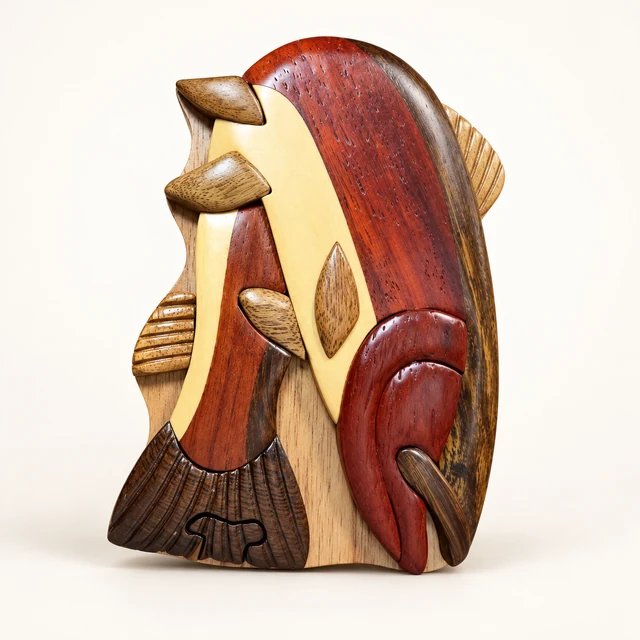 Steelhead Wooden Puzzle Box