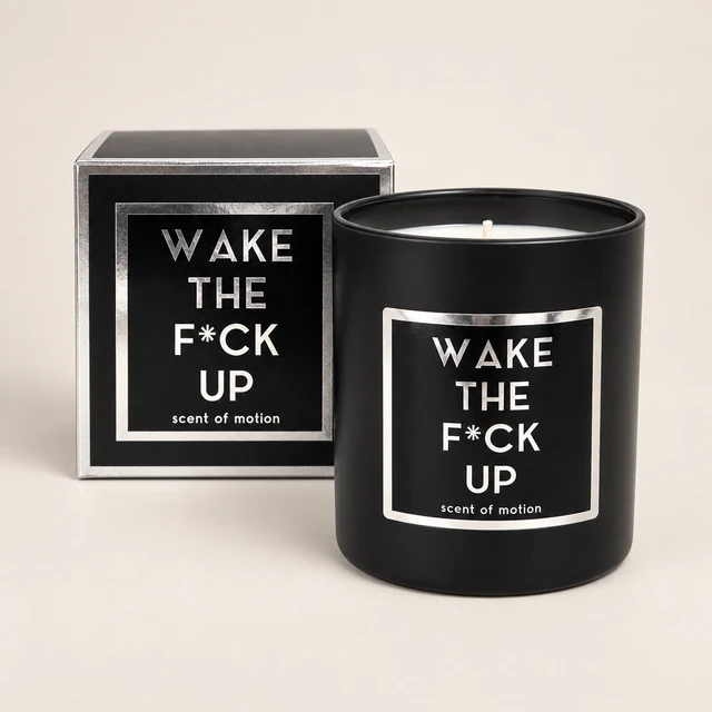 Wake the F*CK Up Candle — Scent of Motion