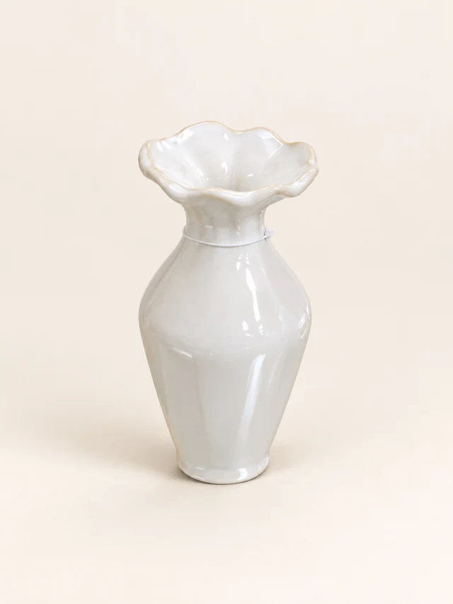 White Esperanza Budvase — 5 Inch